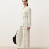 Koszula w stylu kimono z mieszanki lnu i lyocellu w kratę Koszula w stylu kimono z mieszanki lnu i lyocellu w kratę