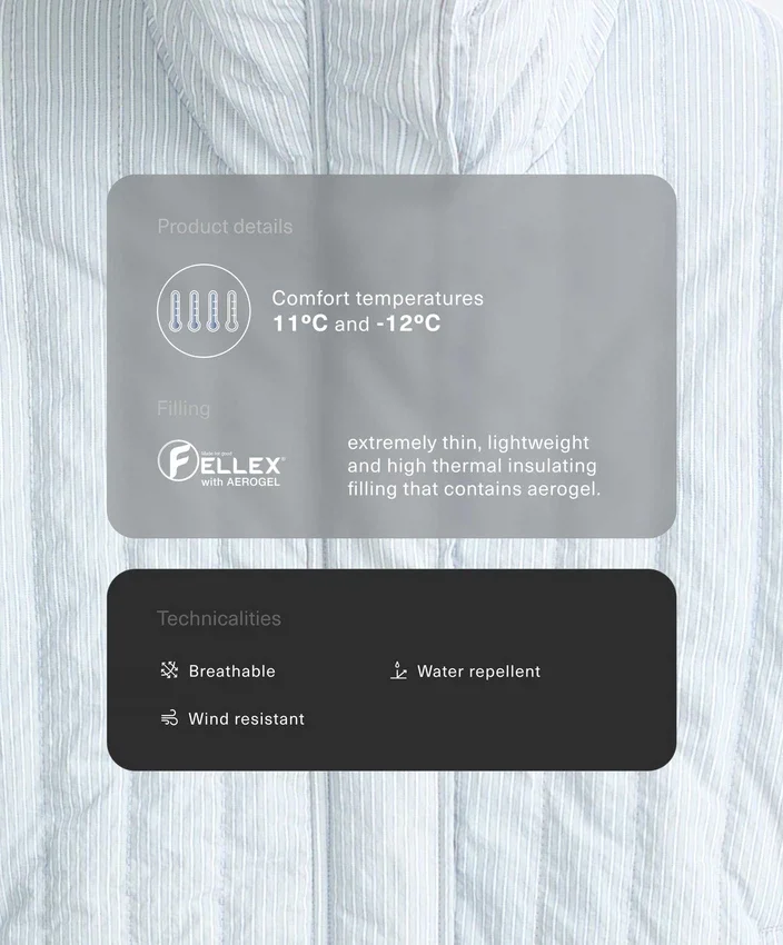 Krótka kurtka pikowana Fellex® Aerogel Krótka kurtka pikowana Fellex® Aerogel