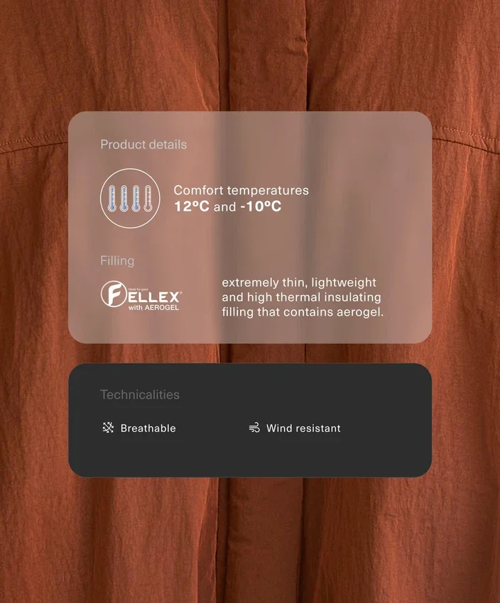 Krótka kurtka pikowana Fellex® Aerogel Krótka kurtka pikowana Fellex® Aerogel