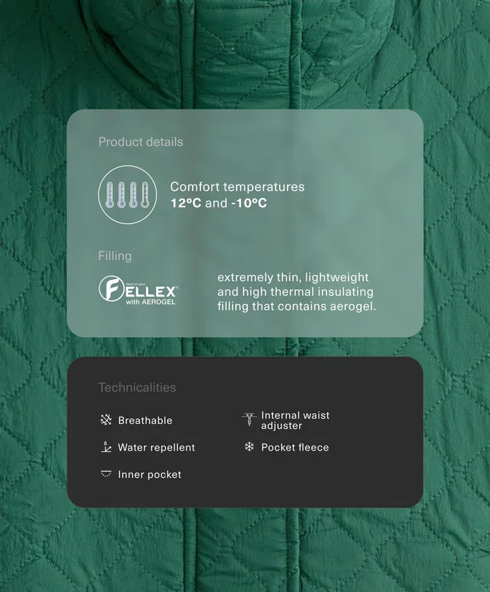 Krótka kurtka z wyściółką z aerożelu Fellex® Krótka kurtka z wyściółką z aerożelu Fellex®