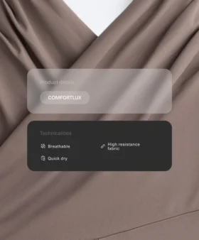Krótki kombinezon Comfortlux z krzyżującymi się ramiączkami Krótki kombinezon Comfortlux z krzyżującymi się ramiączkami