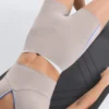 Krótkie spodenki z wysokim stanem, Compressive, 10 cm, kontrastowe Krótkie spodenki z wysokim stanem, Compressive, 10 cm, kontrastowe