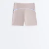 Krótkie spodenki z wysokim stanem, Compressive, 10 cm, kontrastowe Krótkie spodenki z wysokim stanem, Compressive, 10 cm, kontrastowe