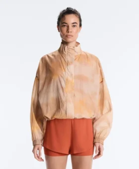 Kurtka dresowa z nadrukiem tie-dye