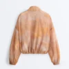 Kurtka dresowa z nadrukiem tie-dye Kurtka dresowa z nadrukiem tie-dye
