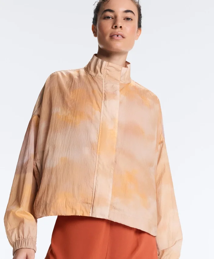 Kurtka dresowa z nadrukiem tie-dye Kurtka dresowa z nadrukiem tie-dye