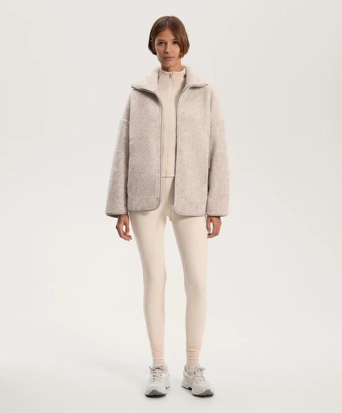 Kurtka oversize z imitacji kożucha Kurtka oversize z imitacji kożucha