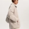 Kurtka oversize z imitacji kożucha Kurtka oversize z imitacji kożucha