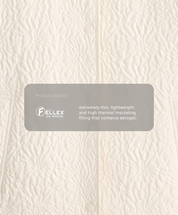 Kurtka pikowana Fellex® Aerogel Floral Kurtka pikowana Fellex® Aerogel Floral