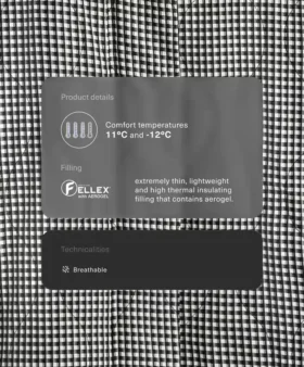 Kurtka pikowana Fellex® Aerogel Gingham