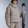 Kurtka pikowana z nadrukiem, 80% puchu i 20% pierza Minardi Piume Ski 10K Kurtka pikowana z nadrukiem, 80% puchu i 20% pierza Minardi Piume Ski 10K