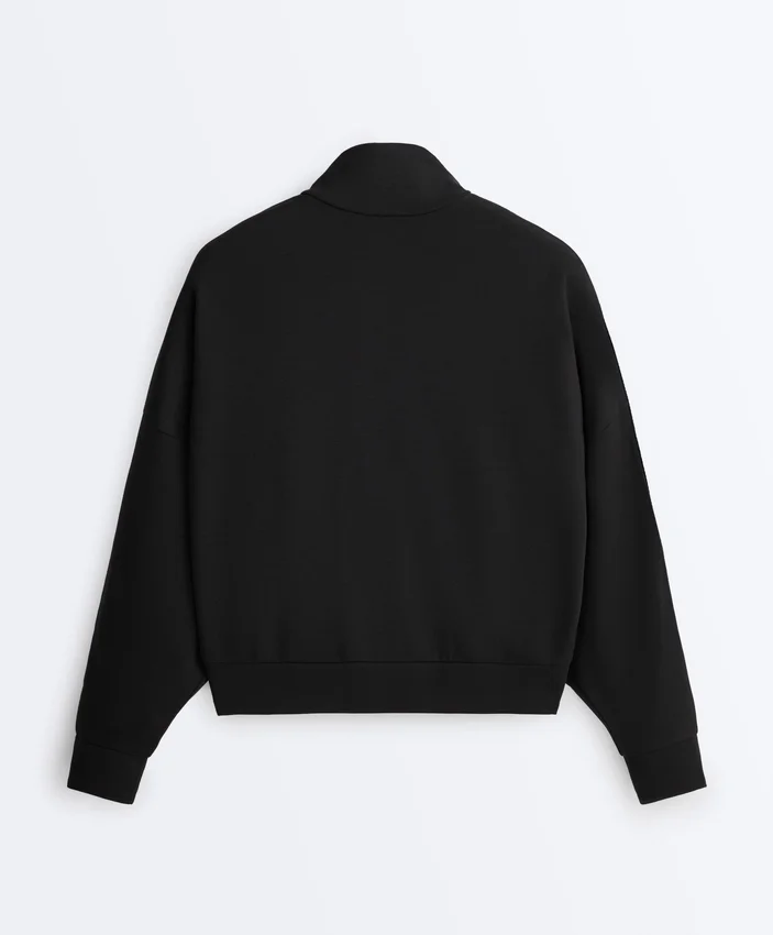 Kurtka Soft Touch z miękkiego w dotyku modalu z wykończeniem typu hemstitch Kurtka Soft Touch z miękkiego w dotyku modalu z wykończeniem typu hemstitch