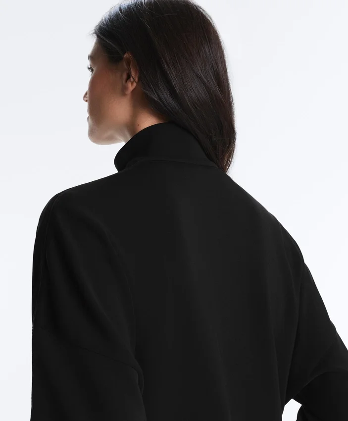 Kurtka Soft Touch z miękkiego w dotyku modalu z wykończeniem typu hemstitch Kurtka Soft Touch z miękkiego w dotyku modalu z wykończeniem typu hemstitch