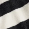 Kurtka w paski z imitacji kożucha owczego Kurtka w paski z imitacji kożucha owczego