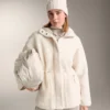 Kurtka z imitacji kożucha z regulowaną talią Kurtka z imitacji kożucha z regulowaną talią