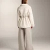 Kurtka z imitacji kożucha z regulowaną talią Kurtka z imitacji kożucha z regulowaną talią