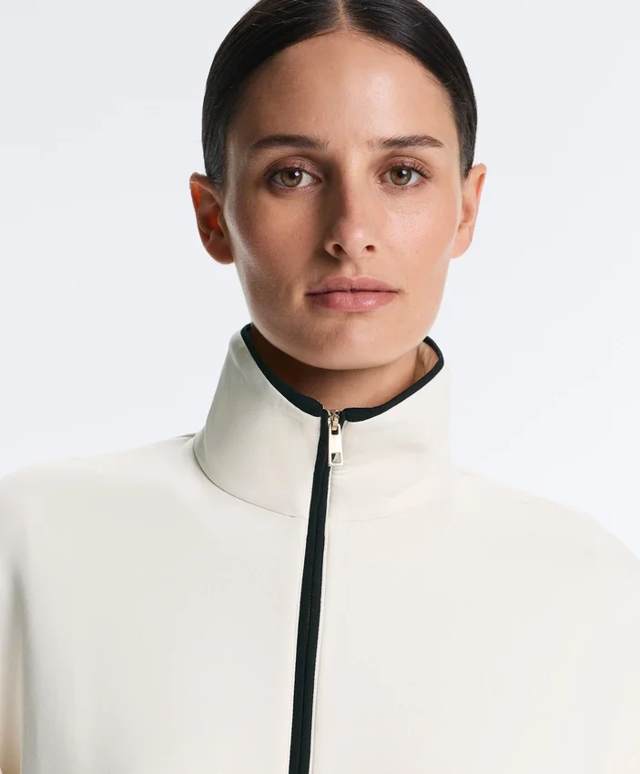 Kurtka z lamówką z Soft Touch modalu Kurtka z lamówką z Soft Touch modalu