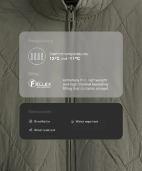 Kurtka z wyściółką z hydroodpornego materiału Fellex® Aerogel Kurtka z wyściółką z hydroodpornego materiału Fellex® Aerogel