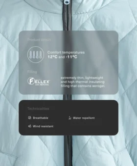 Kurtka z wyściółką z hydroodpornego materiału Fellex® Aerogel Kurtka z wyściółką z hydroodpornego materiału Fellex® Aerogel