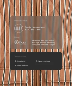 Kurtka z wyściółką z hydroodpornego materiału Fellex® Aerogel Kurtka z wyściółką z hydroodpornego materiału Fellex® Aerogel