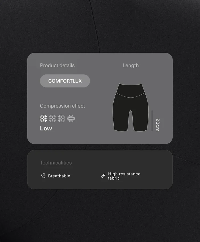Legginsy ciążowe Comfortlux 20 cm do jazdy na rowerze Legginsy ciążowe Comfortlux 20 cm do jazdy na rowerze