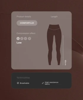 Legginsy ciążowe Comfortlux 65 cm