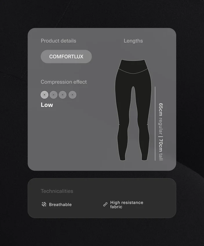 Legginsy ciążowe Comfortlux 65 cm Legginsy ciążowe Comfortlux 65 cm