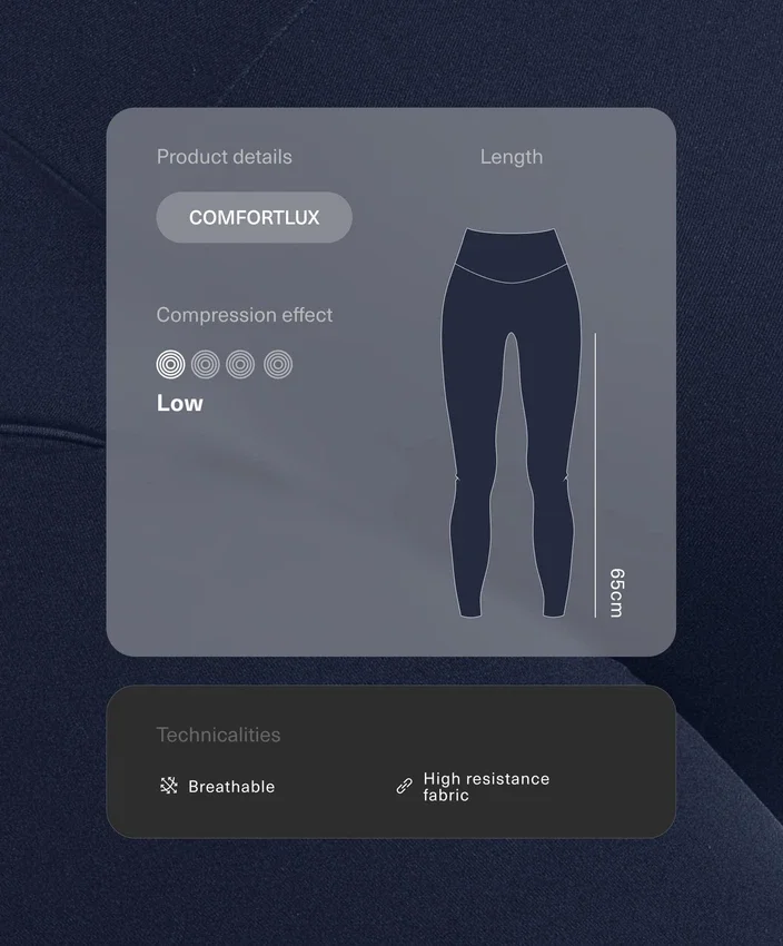 Legginsy ciążowe Comfortlux 65 cm Legginsy ciążowe Comfortlux 65 cm