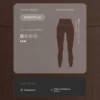 Legginsy Comfortlux z bardzo wysokim stanem i długością do kostek Fuseau Legginsy Comfortlux z bardzo wysokim stanem i długością do kostek Fuseau