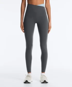 Legginsy Comfortlux z kontrastowym paskiem w kształcie litery V i długością do kostek Legginsy Comfortlux z kontrastowym paskiem w kształcie litery V i długością do kostek