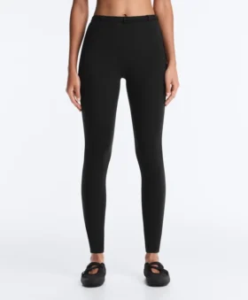Legginsy Comfortlux z wysokim stanem (65 cm) sięgające do kostek, z paskiem Legginsy Comfortlux z wysokim stanem (65 cm) sięgające do kostek, z paskiem