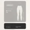 Legginsy Comfortlux z wysokim stanem i długością do kostek