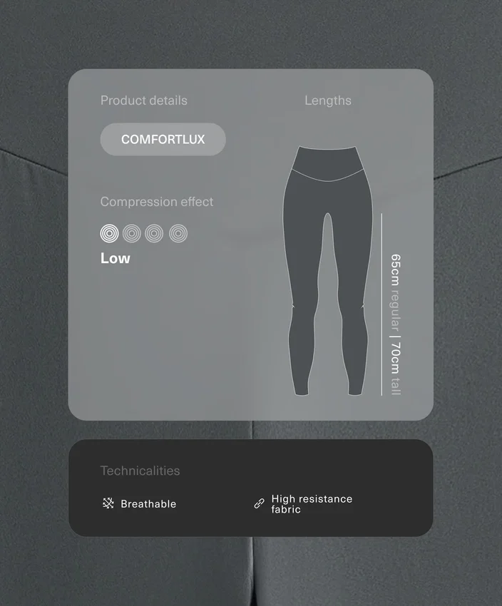 Legginsy Comfortlux z wysokim stanem i długością do kostek Legginsy Comfortlux z wysokim stanem i długością do kostek
