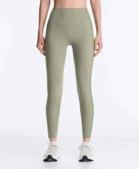 Legginsy Comfortlux z wysokim stanem i prążkowanym wykończeniem, sięgające do kostek Legginsy Comfortlux z wysokim stanem i prążkowanym wykończeniem, sięgające do kostek