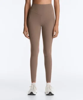 Legginsy Comfortlux z wysokim stanem i wykończeniem typu hemstitch, sięgające do kostek Legginsy Comfortlux z wysokim stanem i wykończeniem typu hemstitch, sięgające do kostek