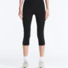 Legginsy Comfortlux z wysokim stanem, sięgające do kolan, o długości 40 cm