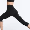 Legginsy Comfortlux z wysokim stanem, sięgające do kolan, o długości 40 cm