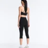 Legginsy Comfortlux z wysokim stanem, sięgające do kolan, o długości 40 cm