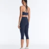 Legginsy Comfortlux z wysokim stanem, sięgające do kolan, o długości 40 cm