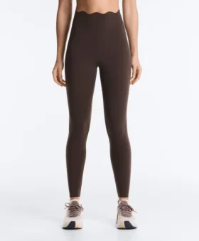 Legginsy do kostek z Core Control, kompresyjne, modelujące sylwetkę, z falistym wykończeniem Legginsy do kostek z Core Control, kompresyjne, modelujące sylwetkę, z falistym wykończeniem