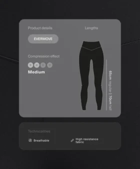 Legginsy Evermove z wysokim stanem i długością do kostek Legginsy Evermove z wysokim stanem i długością do kostek
