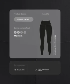 Legginsy Perfect-Adapt z wysokim stanem i długością do kostek Legginsy Perfect-Adapt z wysokim stanem i długością do kostek