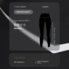 Legginsy Perfect-Adapt z wysokim stanem i długością do kostek, z kontrastowymi detalami
