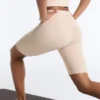 Legginsy rowerowe Evermove z wysokim stanem (20 cm)