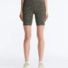 Legginsy rowerowe Evermove z wysokim stanem 20 cm w panterkę