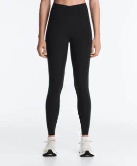Legginsy z wysokim stanem, sięgające do kostek, o lekkim dotyku i wycięciu w kształcie litery V, 65 cm Legginsy z wysokim stanem, sięgające do kostek, o lekkim dotyku i wycięciu w kształcie litery V, 65 cm