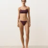 Majtki bikini o średnim stopniu zakrycia z wiązaniem