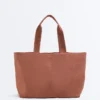 Miękka torba typu shopper z zamkiem Miękka torba typu shopper z zamkiem