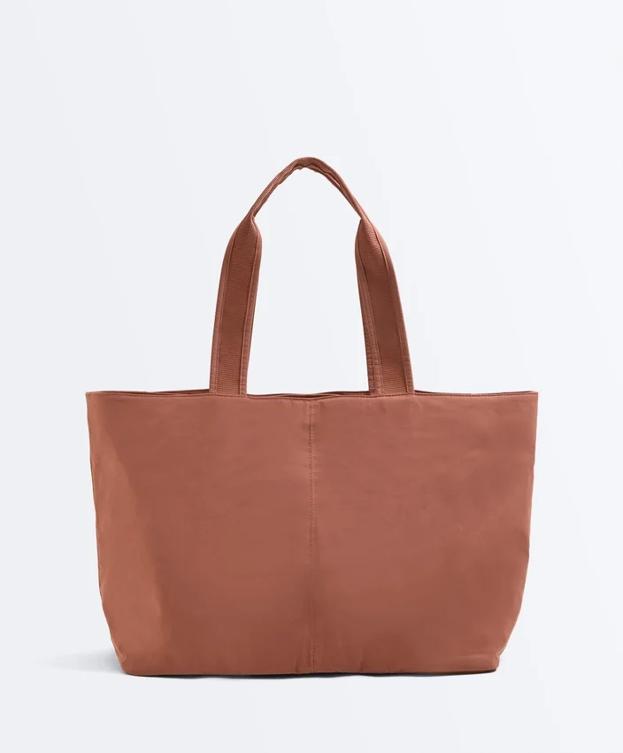 Miękka torba typu shopper z zamkiem Miękka torba typu shopper z zamkiem