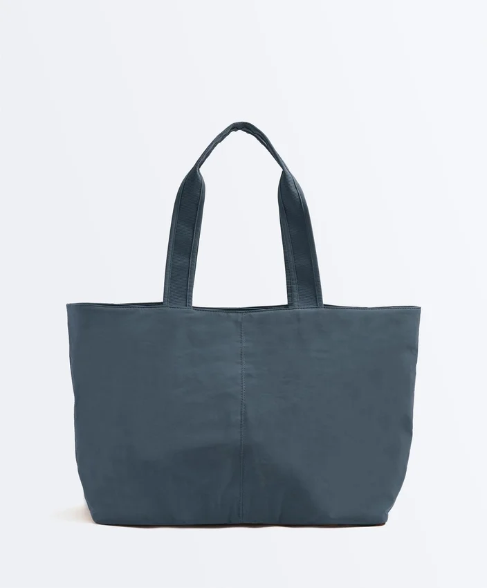 Miękka torba typu shopper z zamkiem Miękka torba typu shopper z zamkiem